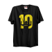 T-Shirt 100% Cotton Ronaldo-10 Black