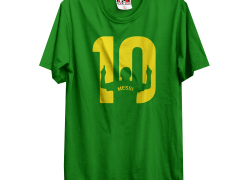 T-Shirt 100% Cotton Ronaldo-10 Green